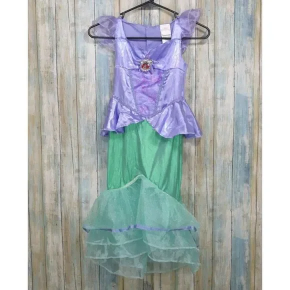 Disney Princess Ariel Halloween Costume Small (4-6) Dress Up Little Mermaid