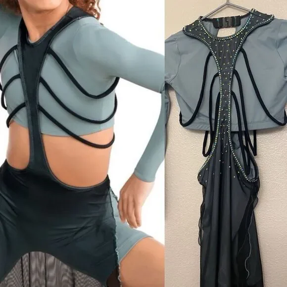 Tenth House 2 Die 4 Dance Leotard costume AUSPICIOUS TD24437 SA-Small adult
