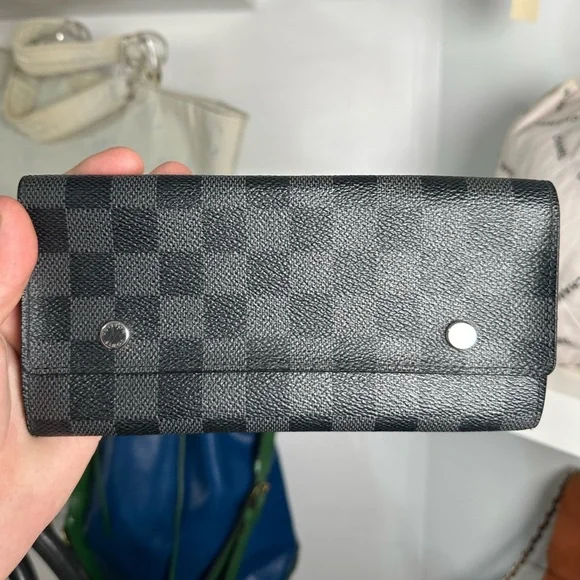 LV Damier Graphite Long Wallet