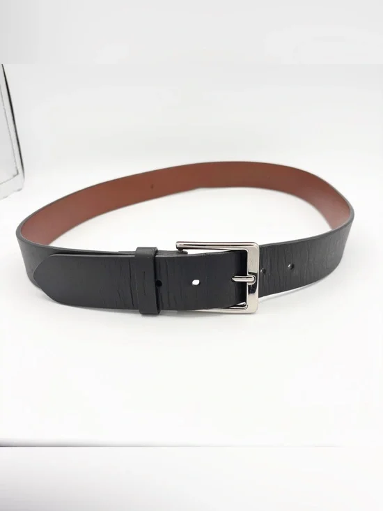 Shinola Black Leather Belt