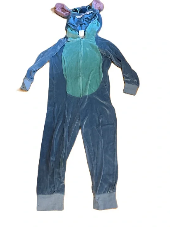 Disney Stitch One Piece Jumpsuit Costume Small Blue Kids Halloween