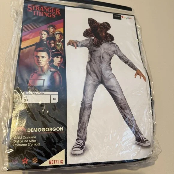 NWT Disguise Boys Stranger Things Demogorgon Jumpsuit Costume Medium 8 Cosplay