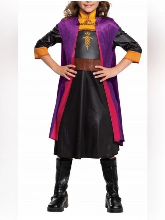 Disney Frozen 2 Ana Costume for Girls Halloween Costume- (Size: M 7/8)