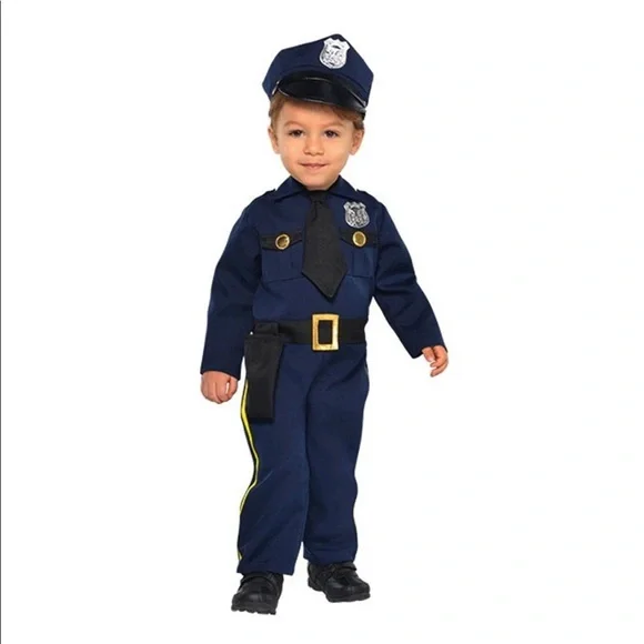 Infant Police Officer Cop Recruit Costume 6-12 months