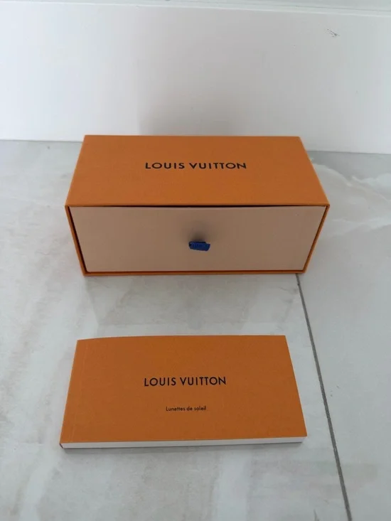 Louis Vuitton Pull Out Drawer Sunglasses Accessory Box w/ Multi Language Booklet