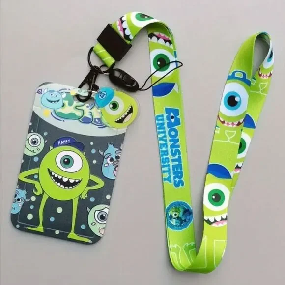 Disney Monsters Inc Cardholder Lanyard