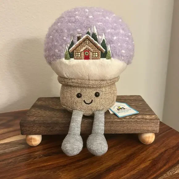 Jellycat Snow Globe FAST SHIP NEW Jellycat Christmas Authentic Jellycat
