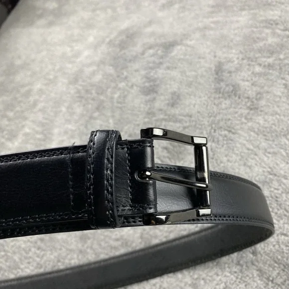 Unbranded Synthetic Leather Belt Mens 44/110 Black‎