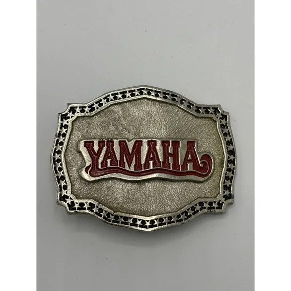 1976‎ Yamaha Motorcycles Belt Buckle Star Chain Border Joe's MCN B95 Motorcycle