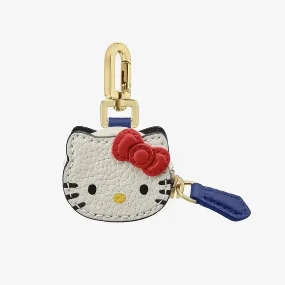 Sanrio Hello Kitty Key Chain Key Ring  Bag / Backpack Pendant Leather Ltd. Ed.