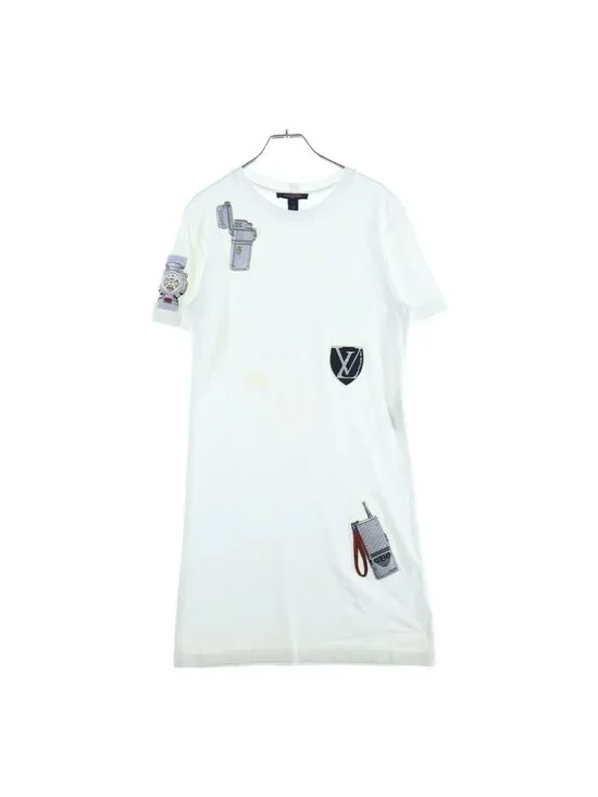 Louis Vuitton Logo Patch Dress