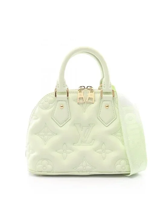 Louis Vuitton Alma Soft BB 2-Way Vert Leather Handbag
