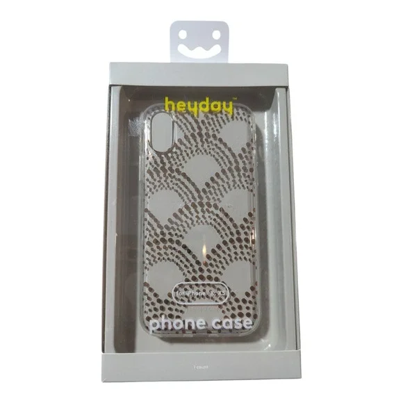 L2. heyday Phone Case For Apple iPhone X / XS - Gold Scallop Dot‎