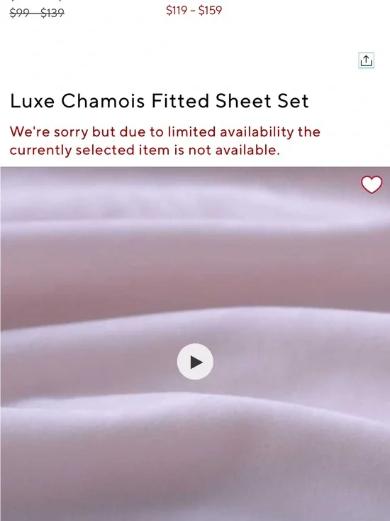 Pottery Barn Teen Luxe Chamois Fitted Sheet Set - Lilac