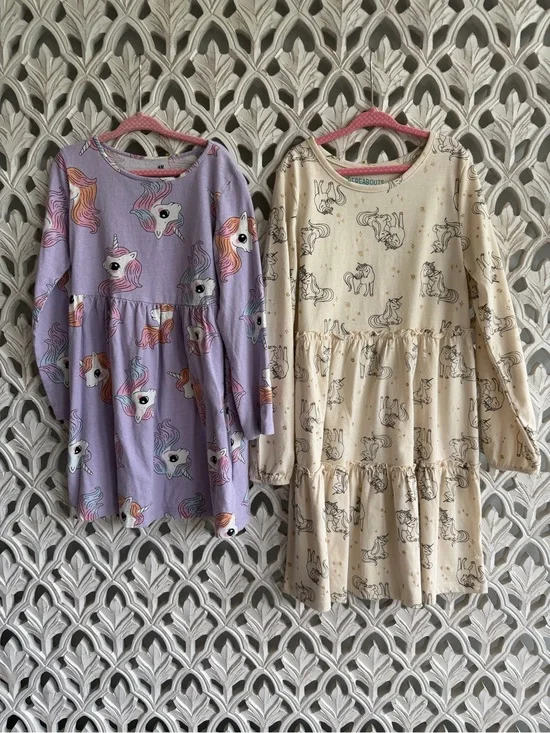 H&M and Thereabouts Unicorn Dresses, 6X