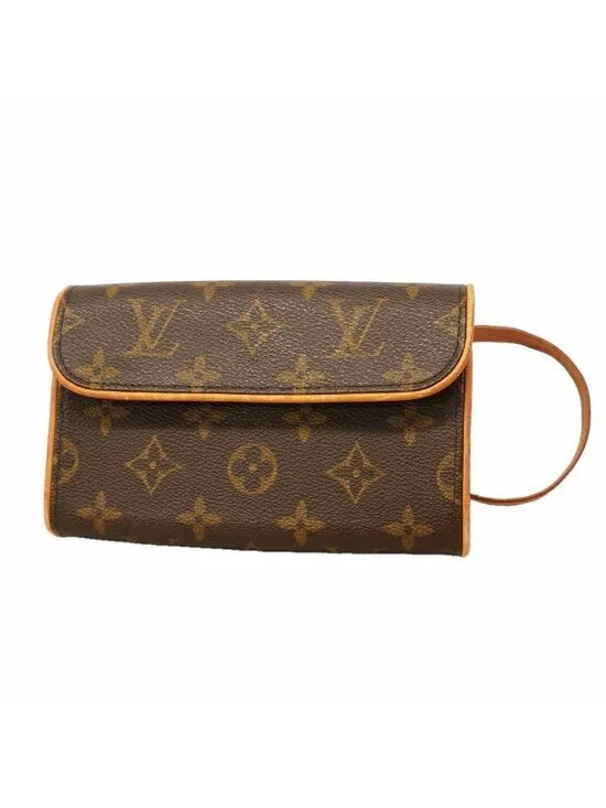 Louis Vuitton Waist Bag Monogram Pochette Florentine Brown