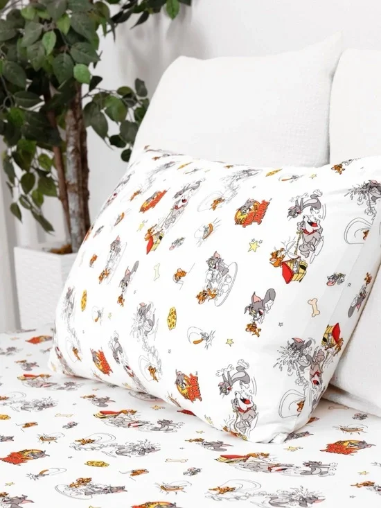 Tom & Jerry: Classic Bamboo Bed Sheet Set twin