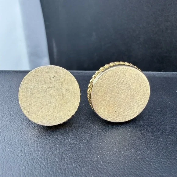 Vintage Destiny‎ Cufflinks Gold Tone