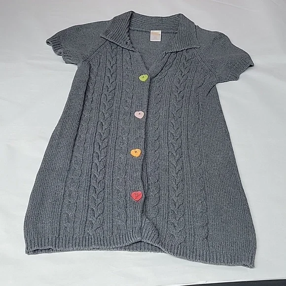 Gymboree Gray Sweater Dress Girls Size Small