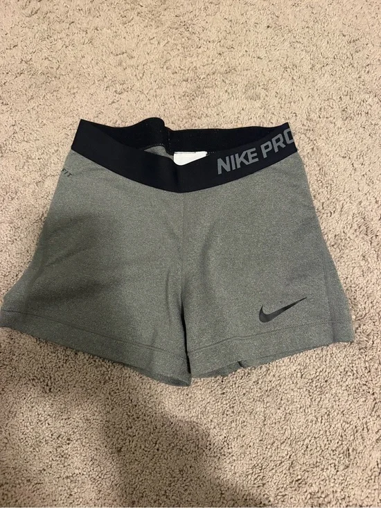 Nike Pro Women’s Black & Gray Athletic Shorts