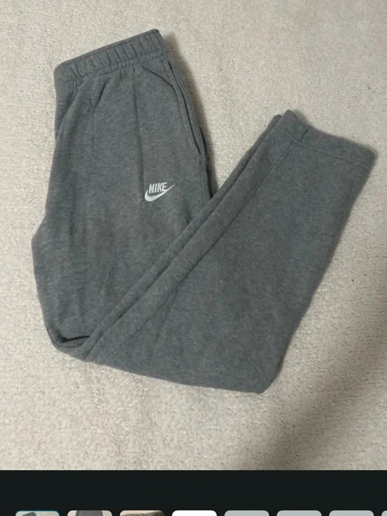 Nike Grey Fleece Jogger Sweatpants