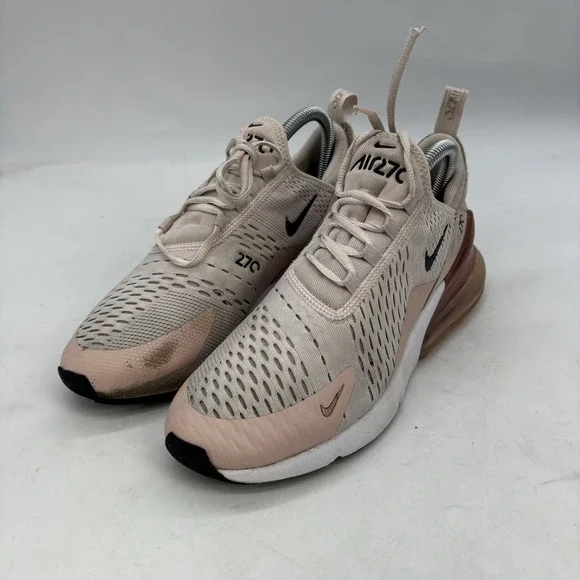 Nike Air Max 270 Pink Blush Shoes Womens 8.5 Running Sneakers AH6789-604