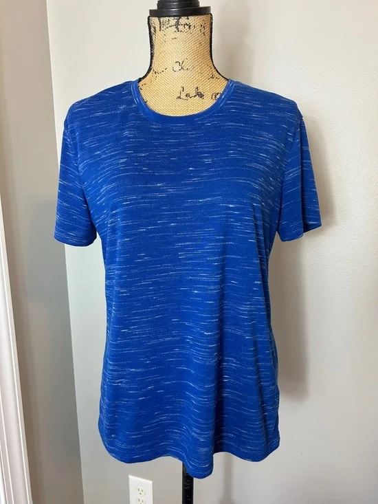Nike Dri- Fit blue and white top