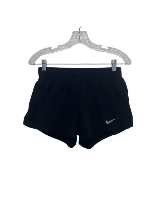 Nike Dri FIT Running Shorts Small Black Elastic Waist Workout Activewear