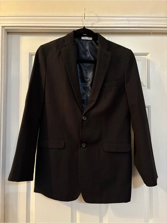 IZOD Classic Youth Black Blazer - Tailored Two-Button