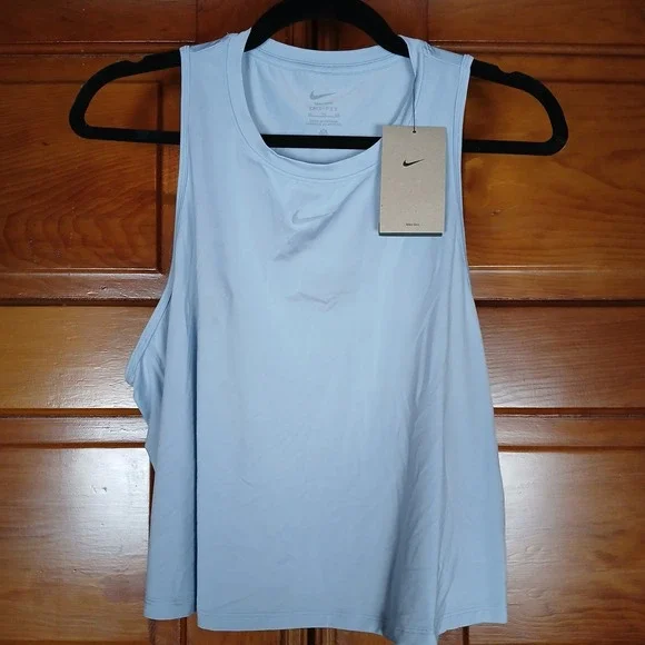 NWT Nike‎ Women's Size XL Dri-Fit Dry Training Athletic Tank Top Sleeveless Blue