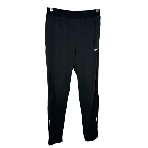NIKE / black dri-fit lightweight flex essential track pants / S