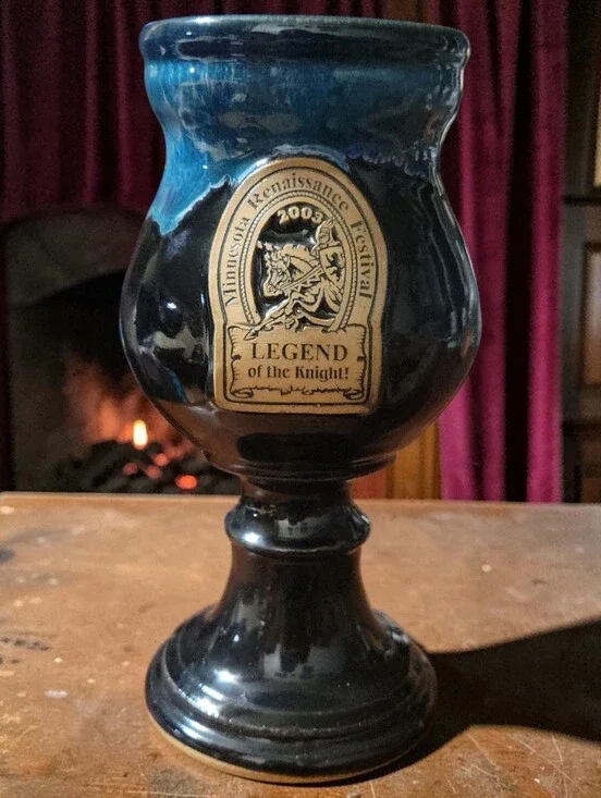 Minnesota Renaissance Festival Pottery Mug/Goblet/Chalice 2003