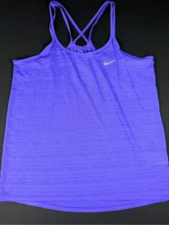 Nike Women's Violet Crossback Athletic Tank Top