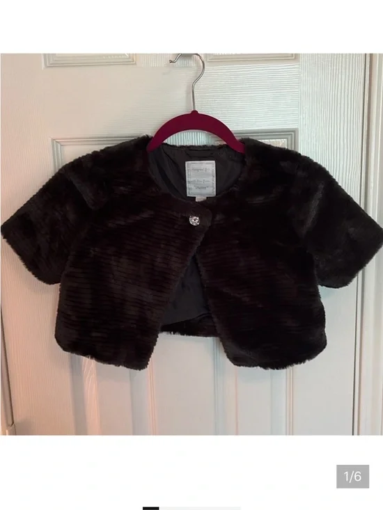 NWT Gymboree Faux Fur Shrug