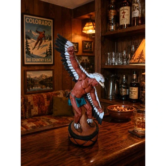 Ski Country Eagle Dancer Decanter 750ml Limited Edition 1978 Vintage Colorado