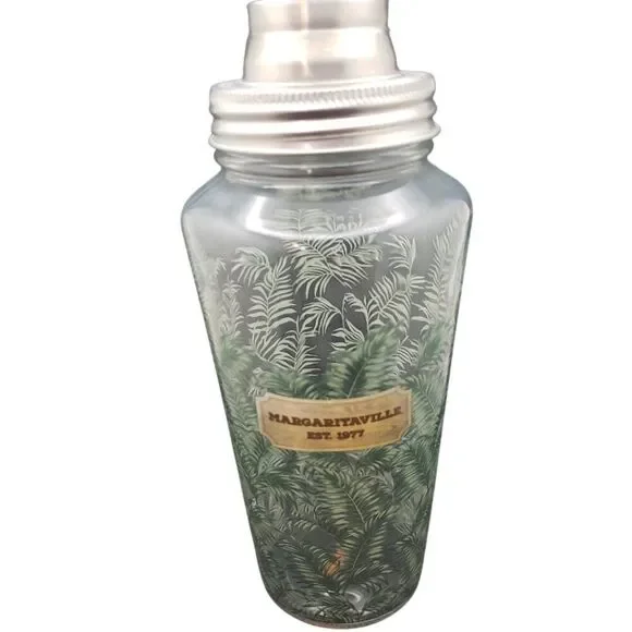 Margaritaville Glass Shaker Tropical Palm Trees Replacement 27oz Jimmy Buffett