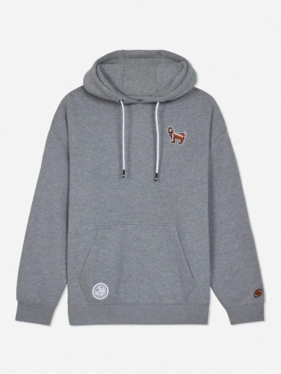 Football hooded sweatshirt