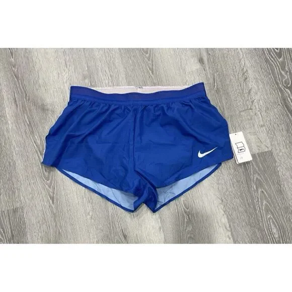 NWT Nike Pro Digital Elite Track & Field Racing Blue Shorts CV3014-493 Women's L