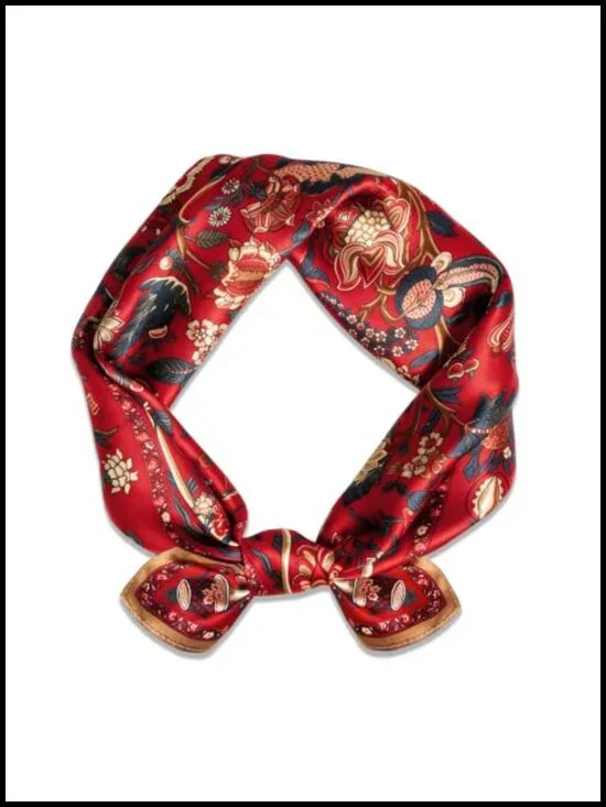100% Mulberry Silk Scarf 21