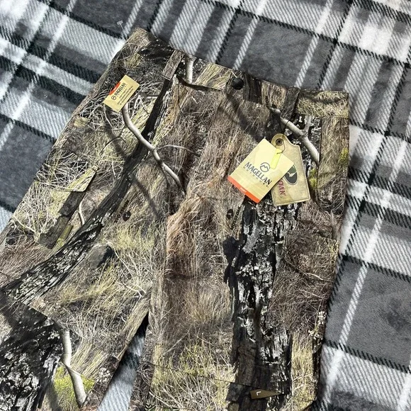 Magellan Convertible Zip Off Pant Youth L 29X29 Mossy Oak Brush Camo‎ Cargo NWT