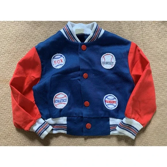 VINTAGE General Product Co. - MLB Baseball NL LETTERMAN'S Jacket - YOUTH Size 2T
