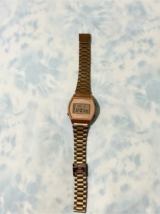 Casio Gold Digital Bracelet Watch