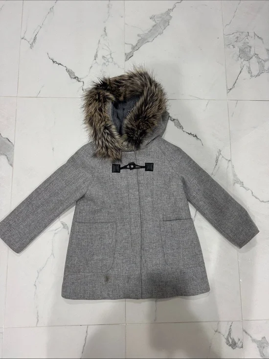 Zara girls wool coat- 8