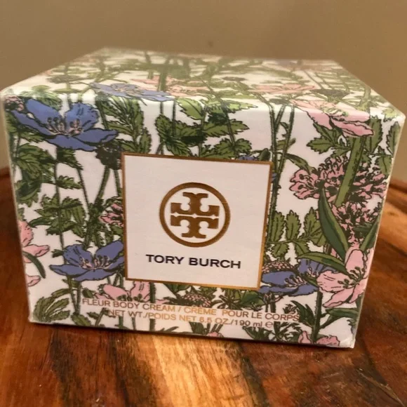 TORY BURCH FLEUR‎ BODY CREAM JAR Full Size NEW SEALED BOX 6.5oz / 190ml RARE!!