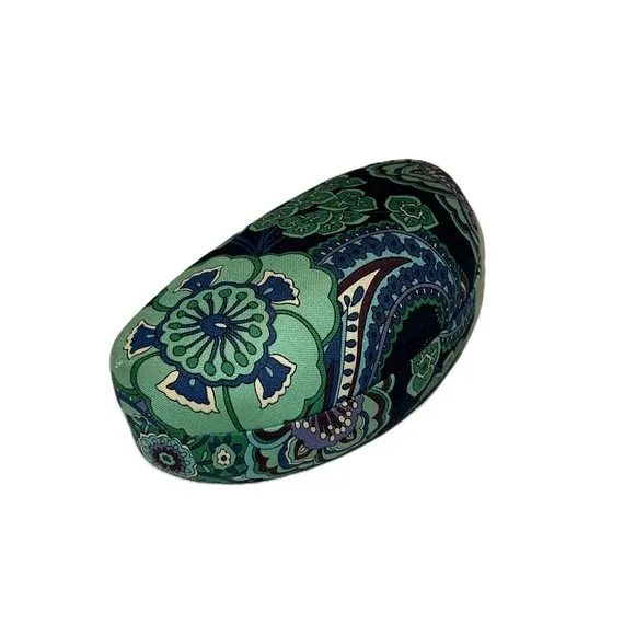 Y2K Vintage Vera Bradley Blue Rapsody (Retired) Clam Shell Sunglasses Hard Case
