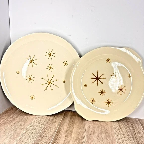 Royal China‎ Star Glow Atomic Dinner Plates 11