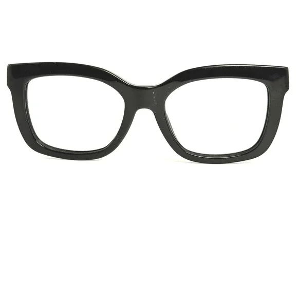 Tory Burch TY 7089 1445/11 Black White Square Logo Sunglasses 53-20-135