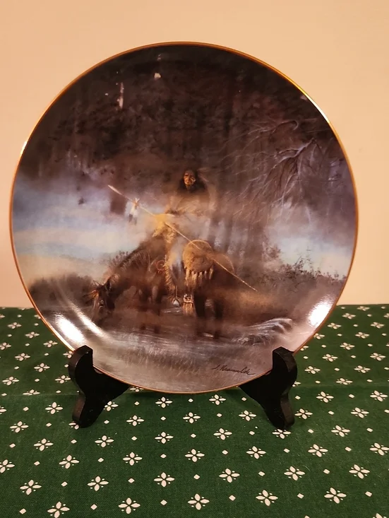 Native Visions Decorative Collectible Plate 