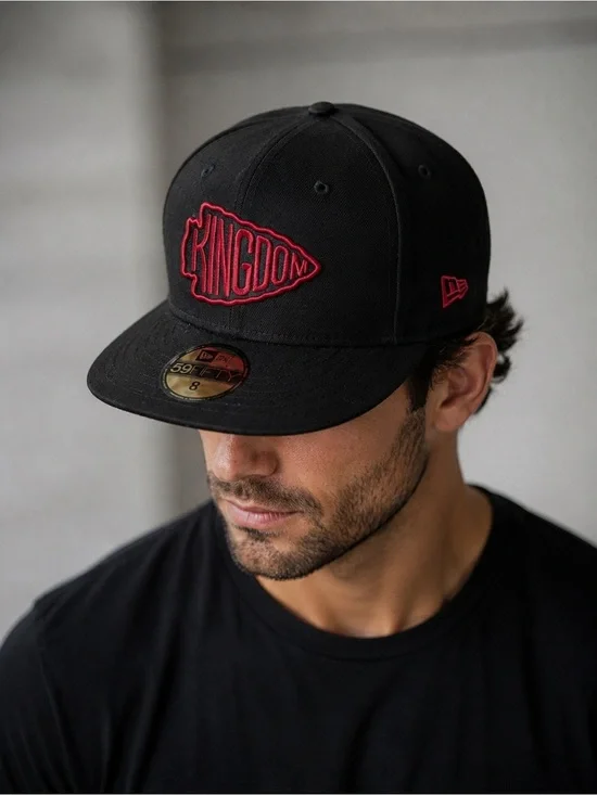 New Era Black Fitted 59FIFTY NFL Size 8 Hat