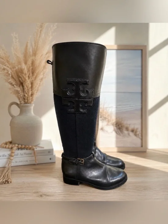 Tory Burch size 5.5 low heel riding boot